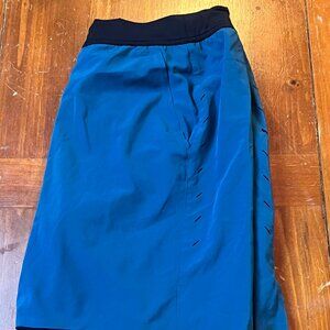 Ten Thousand Interval Short (Lined) - 7 Inch, Large, Blue